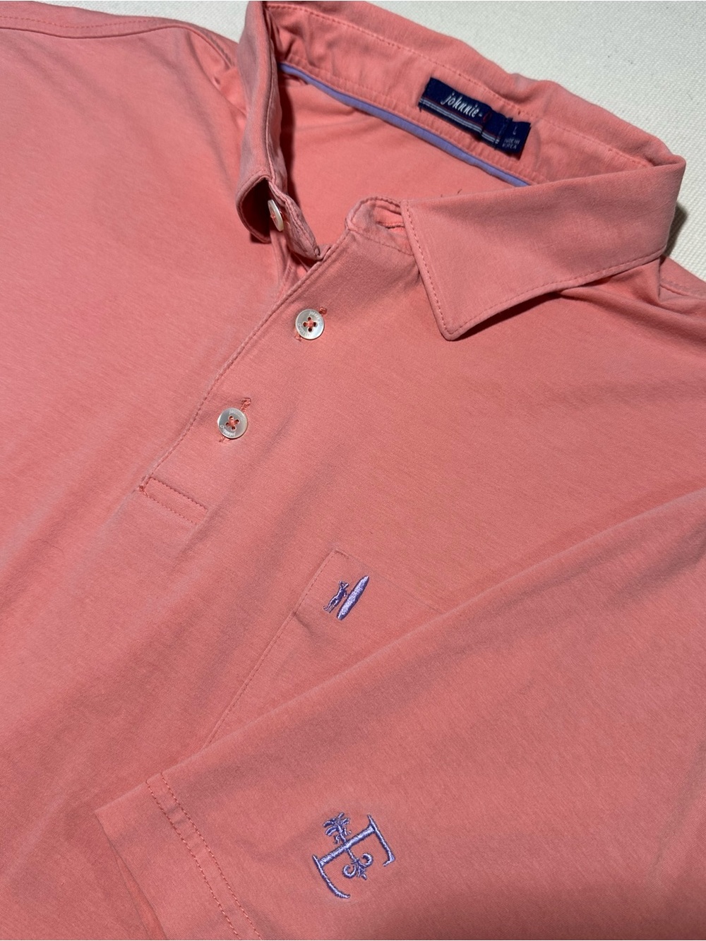 Johnnie-O Men's Orange Polo Shirt x Escondido Golf & Lake Club